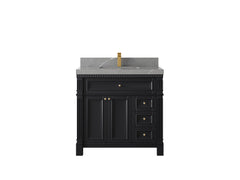 Paris 36 in. W x 22 in. D Bathroom Vanity with Center Sink - photo 34