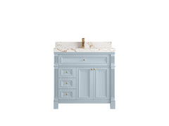 Paris 36 in. W x 22 in. D Center Sink Bathroom Vanity - photo 1