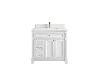 Paris 36 in. W x 22 in. D Center Sink Bathroom Vanity - Willow Bath and Vanity