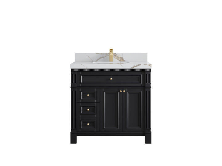 Paris 36 in. W x 22 in. D Center Sink Bathroom Vanity - photo 10