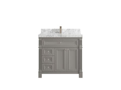 Paris 36 in. W x 22 in. D Center Sink Bathroom Vanity - photo 8