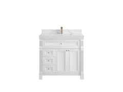 Paris 36 in. W x 22 in. D Center Sink Bathroom Vanity - photo 12