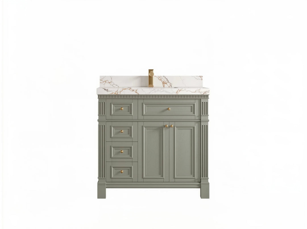 30–39 Inch Painted Single Sink Bathroom Vanities - photo 5