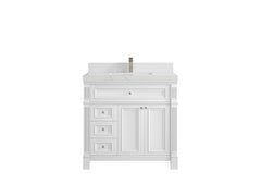 Paris 36 in. W x 22 in. D Center Sink Bathroom Vanity - photo 30