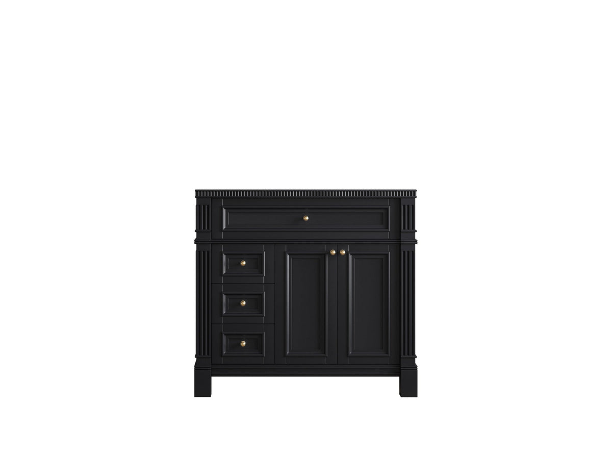 Paris 36 in. W x 22 in. D Center Sink Bathroom Vanity - Willow Bath and Vanity