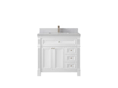 Paris 36 in. W x 22 in. D Bathroom Vanity with Center Sink - photo 1