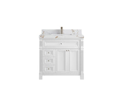Paris 36 in. W x 22 in. D Center Sink Bathroom Vanity - photo 38
