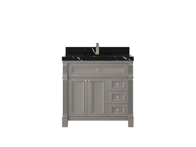 Paris 36 in. W x 22 in. D Center Sink Bathroom Vanity - Willow Bath and Vanity