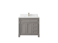 Paris 36 in. W x 22 in. D Bathroom Vanity with Center Sink - photo 27