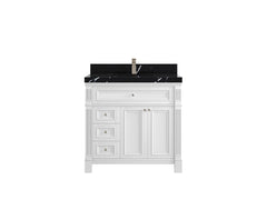 Paris 36 in. W x 22 in. D Center Sink Bathroom Vanity - photo 8