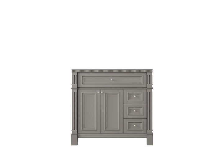 Paris 36 in. W x 22 in. D Left Offset Sink Bathroom Vanity - photo 6