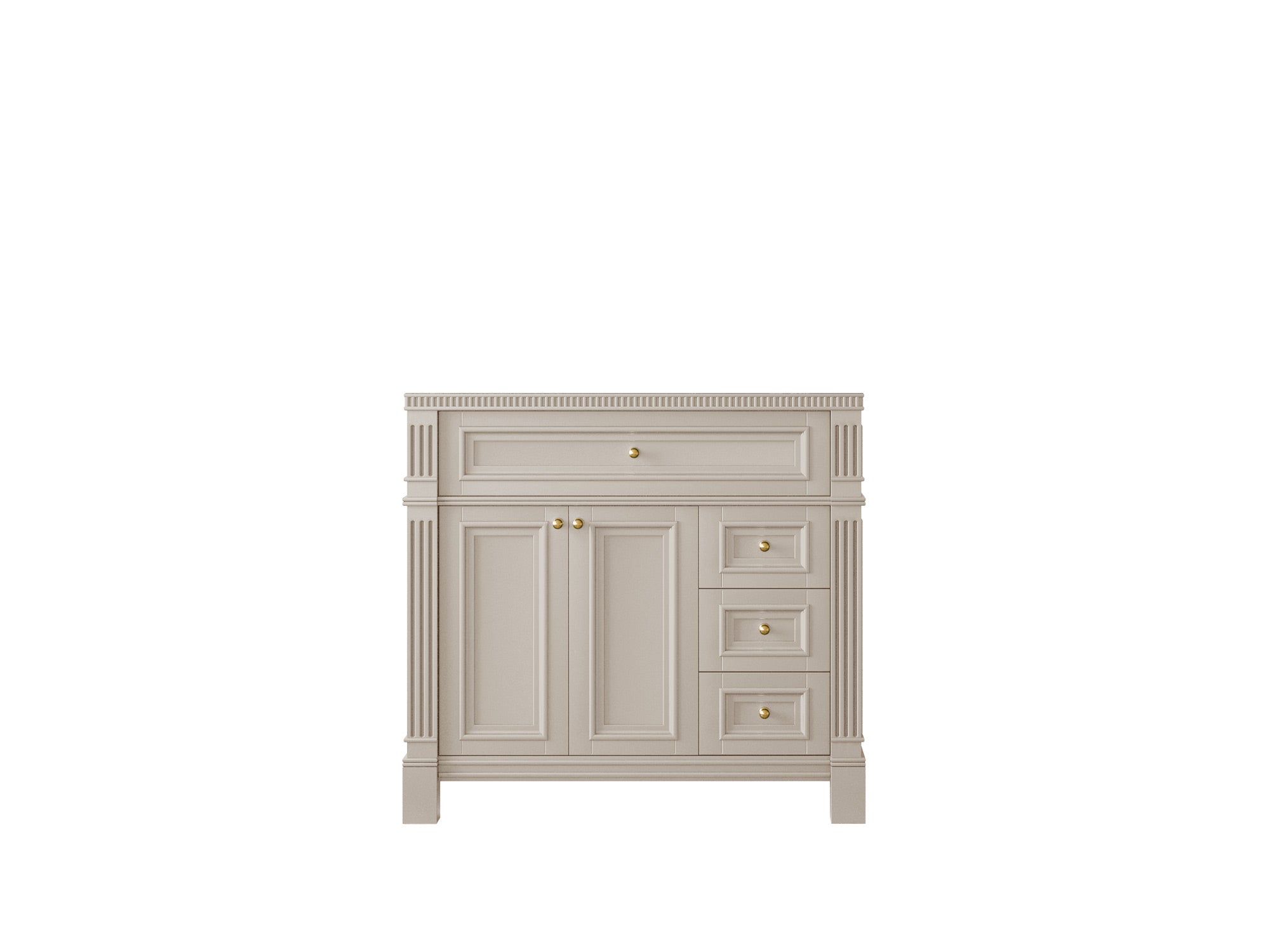 Paris 36 in. W x 22 in. D Left Offset Sink Bathroom Vanity - Willow Bath and Vanity