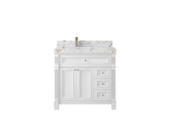 Paris 36 in. W x 22 in. D Left Offset Sink Bathroom Vanity - photo 38