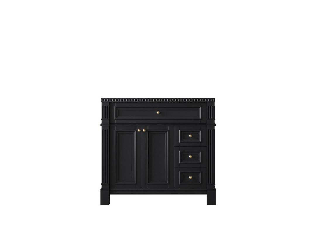 Paris 36 in. W x 22 in. D Left Offset Sink Bathroom Vanity - Willow Bath and Vanity