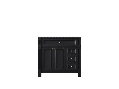Paris 36 in. W x 22 in. D Left Offset Sink Bathroom Vanity - Willow Bath and Vanity