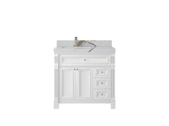 Paris 36 in. W x 22 in. D Left Offset Sink Bathroom Vanity - photo 10