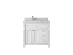 Paris 36 in. W x 22 in. D Left Offset Sink Bathroom Vanity - photo 42
