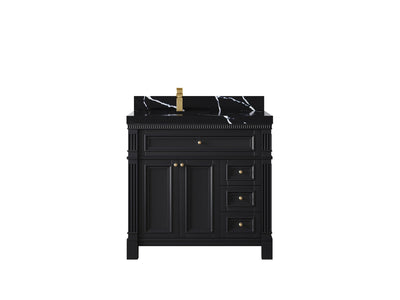 Paris 36 in. W x 22 in. D Left Offset Sink Bathroom Vanity - Willow Bath and Vanity