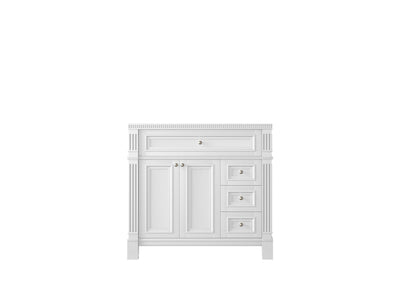 Paris 36 in. W x 22 in. D Left Offset Sink Bathroom Vanity - Willow Bath and Vanity