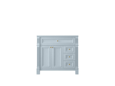 Paris 36 in. W x 22 in. D Left Offset Sink Bathroom Vanity - Willow Bath and Vanity