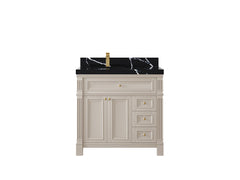 Paris 36 in. W x 22 in. D Left Offset Sink Bathroom Vanity - photo 8