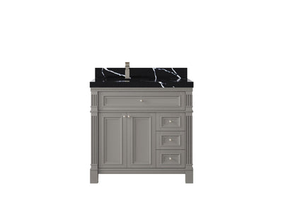 Paris 36 in. W x 22 in. D Left Offset Sink Bathroom Vanity - Willow Bath and Vanity