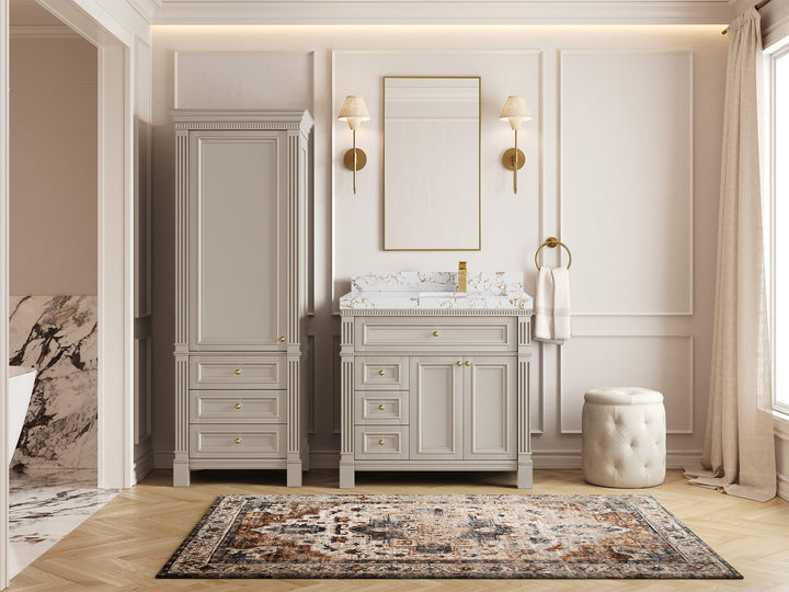 Paris 36 in. W x 22 in. D Right Offset Sink Bathroom Vanity - photo 4