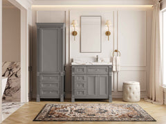 Paris 36 in. W x 22 in. D Right Offset Sink Bathroom Vanity - photo 3