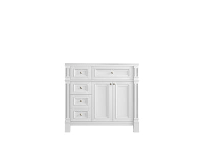 Paris 36 in. W x 22 in. D Right Offset Sink Bathroom Vanity - Willow Bath and Vanity