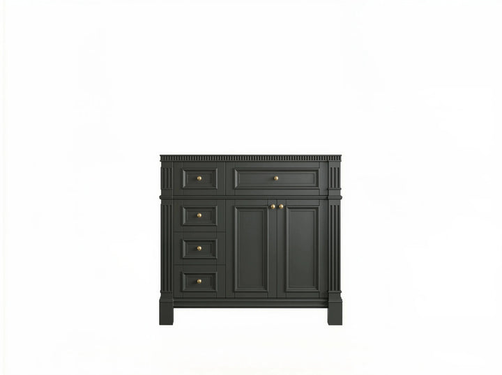 Paris 36 in. W x 22 in. D Right Offset Sink Bathroom Vanity - photo 33