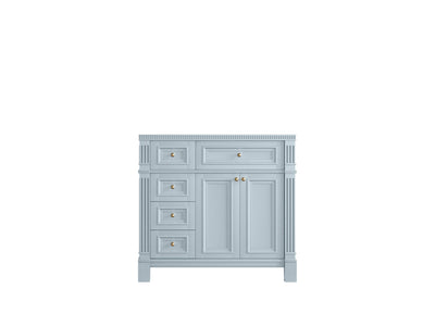 Paris 36 in. W x 22 in. D Right Offset Sink Bathroom Vanity - Willow Bath and Vanity
