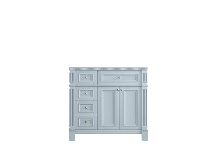 Paris 36 in. W x 22 in. D Right Offset Sink Bathroom Vanity - photo 25