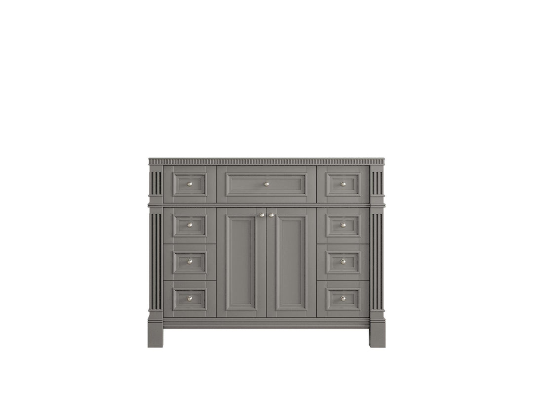 Paris 42 in. W x 22 in. D Single Sink Bathroom Vanity - Willow Bath and Vanity