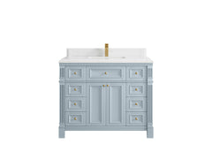 Paris 42 in. W x 22 in. D Single Sink Bathroom Vanity - photo 24