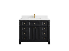 Paris 42 in. W x 22 in. D Single Sink Bathroom Vanity - photo 26