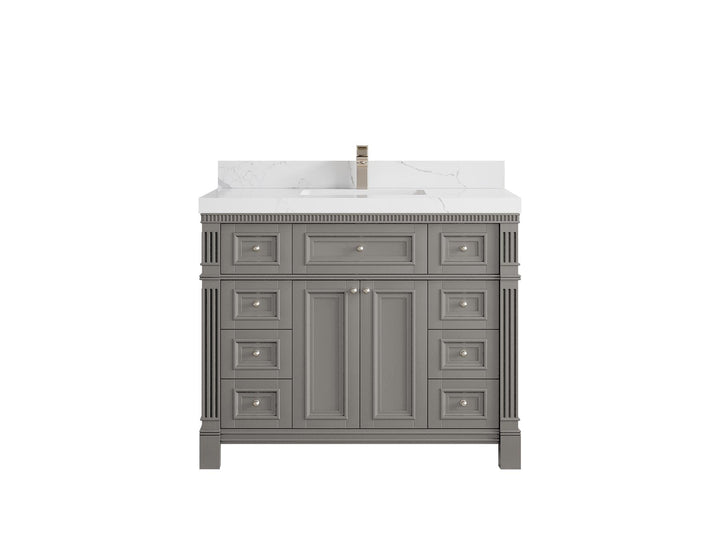 Paris 42 in. W x 22 in. D Single Sink Bathroom Vanity - photo 21
