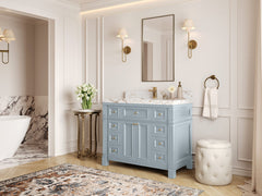 Paris 42 in. W x 22 in. D Single Sink Bathroom Vanity - photo 2