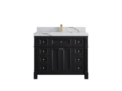 Paris 42 in. W x 22 in. D Single Sink Bathroom Vanity - photo 10