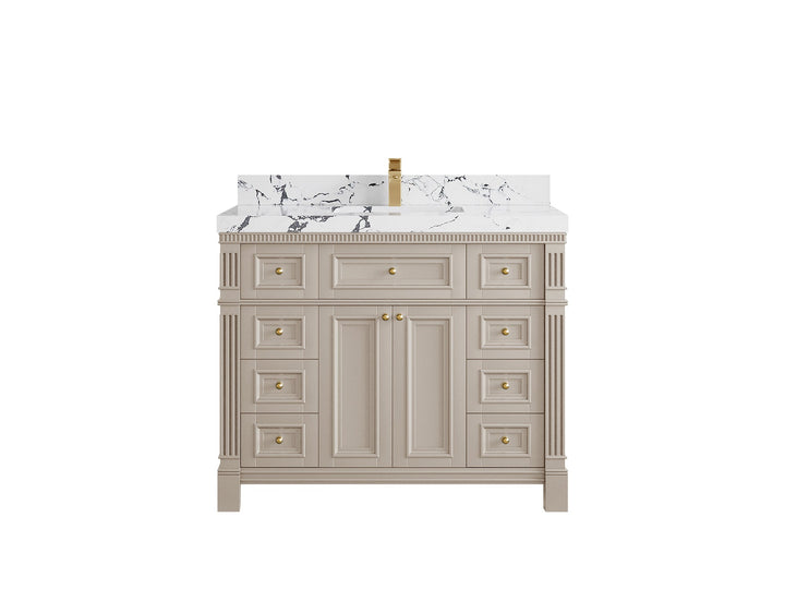 Paris 42 in. W x 22 in. D Single Sink Bathroom Vanity - photo 40