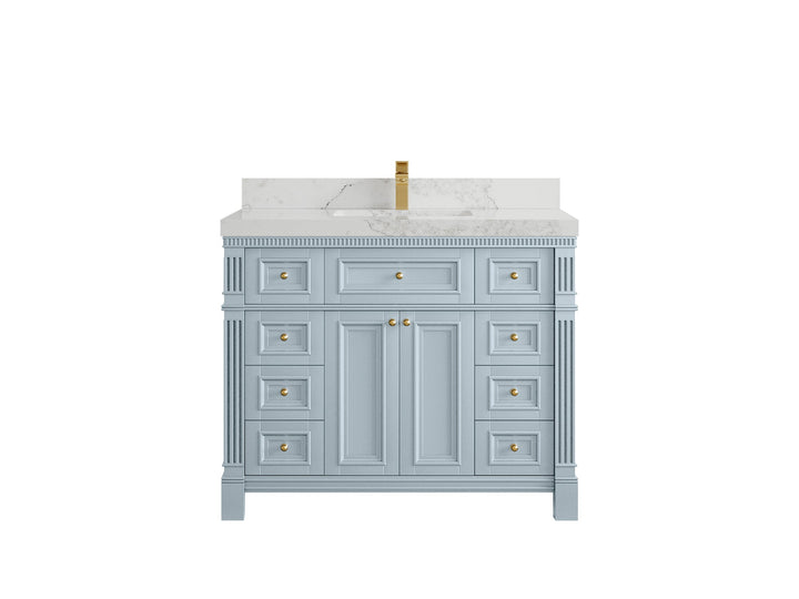 Paris 42 in. W x 22 in. D Single Sink Bathroom Vanity - photo 16