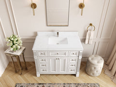 Paris 42 in. W x 22 in. D Single Sink Bathroom Vanity - photo 25