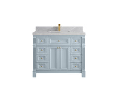 Paris 42 in. W x 22 in. D Single Sink Bathroom Vanity - photo 30
