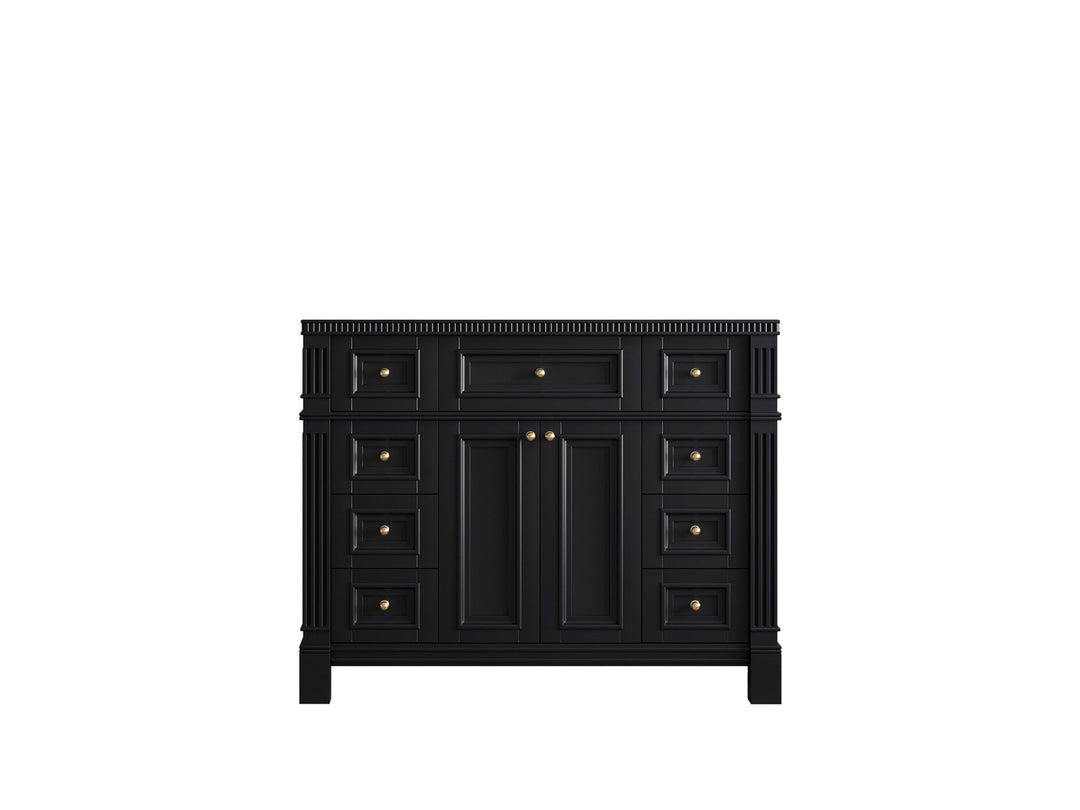 Paris 42 in. W x 22 in. D Single Sink Bathroom Vanity - Willow Bath and Vanity
