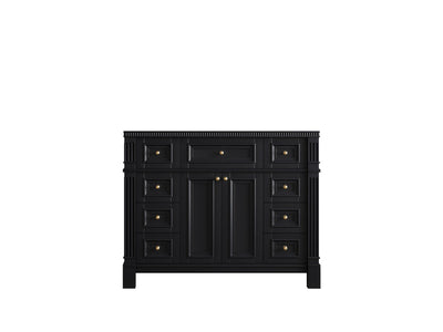 Paris 42 in. W x 22 in. D Single Sink Bathroom Vanity - Willow Bath and Vanity