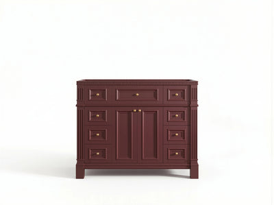 Paris 42 in. W x 22 in. D Single Sink Bathroom Vanity - Willow Bath and Vanity