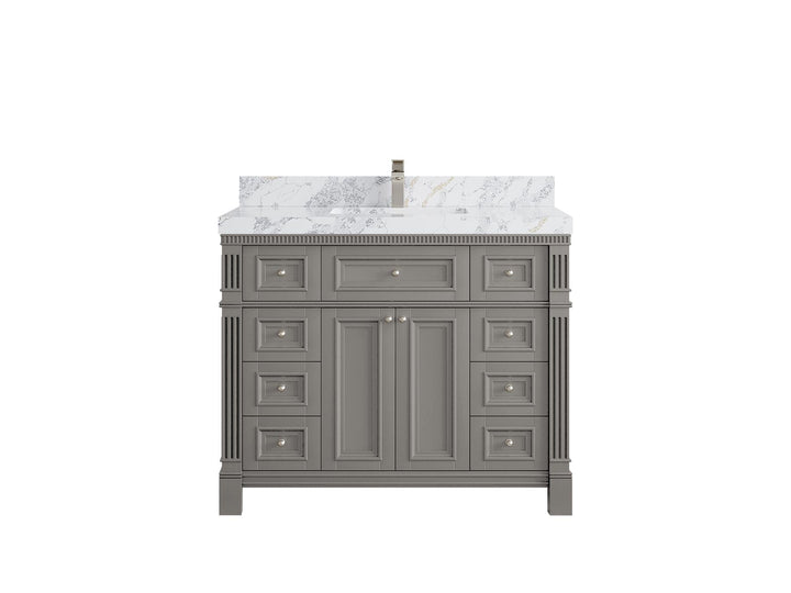 Paris 42 in. W x 22 in. D Single Sink Bathroom Vanity - photo 25
