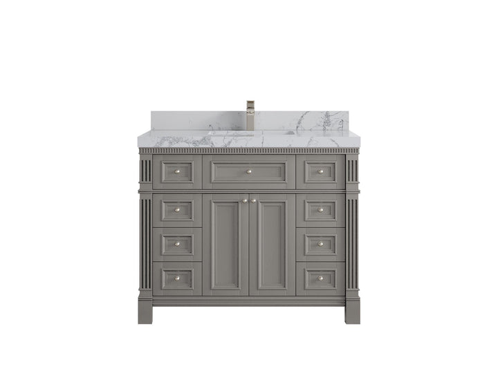 Paris 42 in. W x 22 in. D Single Sink Bathroom Vanity - photo 47