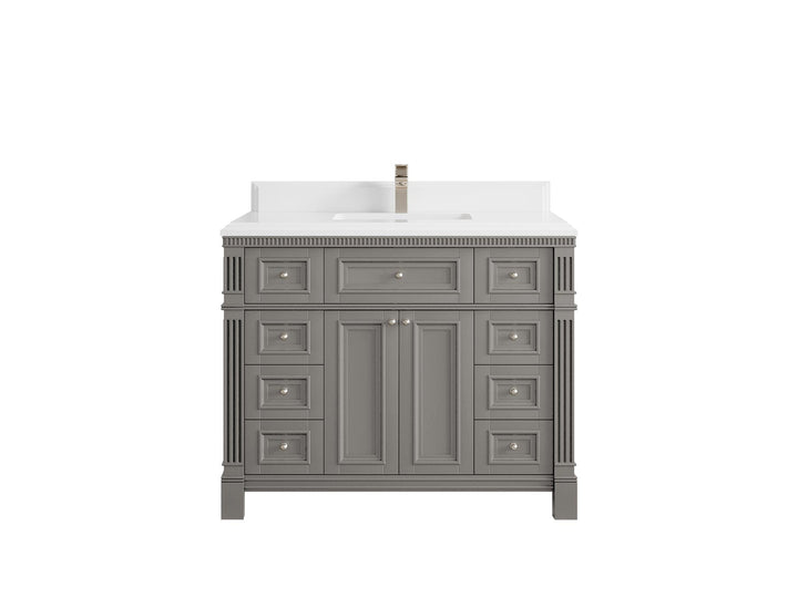 Paris 42 in. W x 22 in. D Single Sink Bathroom Vanity - photo 33