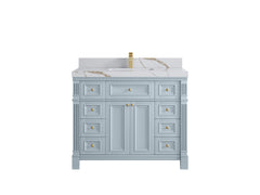 Paris 42 in. W x 22 in. D Single Sink Bathroom Vanity - photo 12