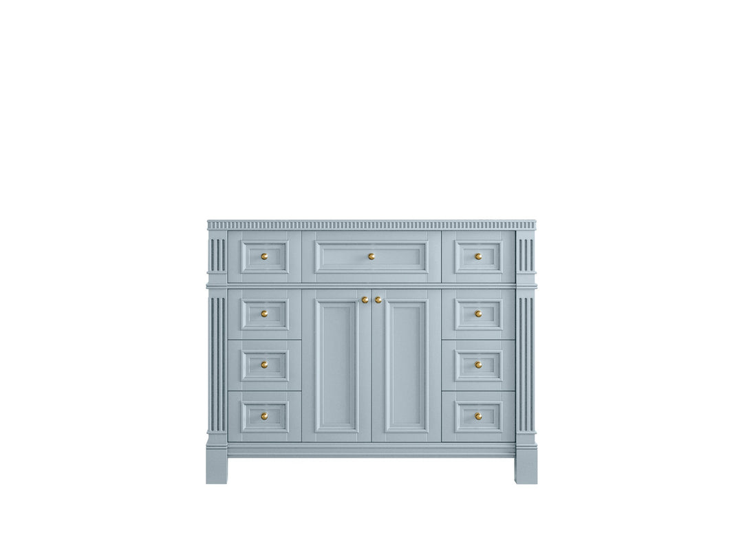 Paris 42 in. W x 22 in. D Single Sink Bathroom Vanity - Willow Bath and Vanity